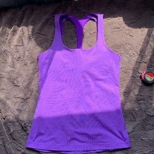 Under armour purple tank top